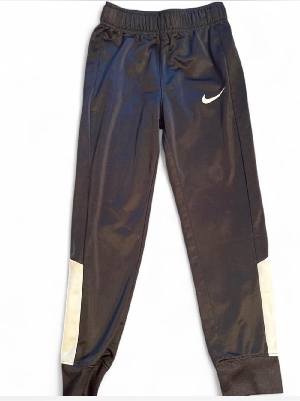 Nike Black Kids' Joggers with White Accent Panels
